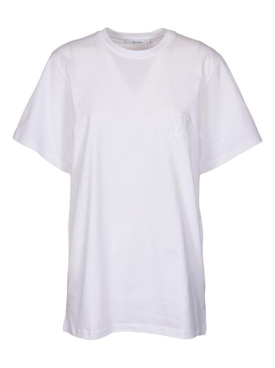 막스마라 반팔 티셔츠 2194602100121946021600001 WHITE DOM - Max Mara