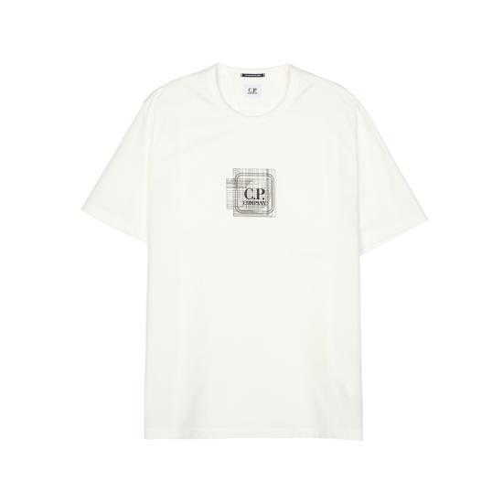 25SS 씨피 컴퍼니 반팔 티셔츠 18CLTS047A006370W103 GAUZE WHITE DOM - CP company