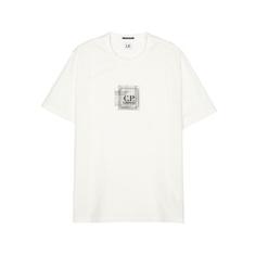 25SS 씨피 컴퍼니 반팔 티셔츠 18CLTS047A006370W103 GAUZE WHITE DOM 썸네일 1