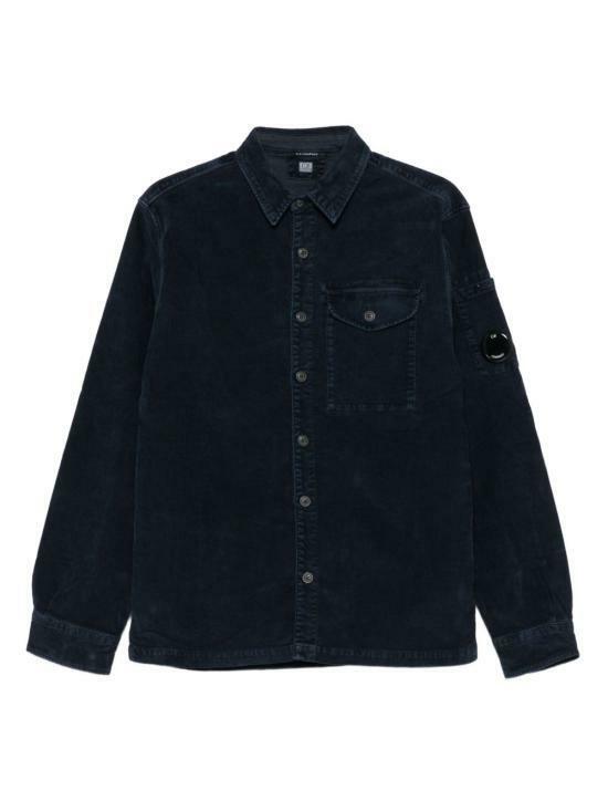 25FW 씨피 컴퍼니 코듀로이 렌즈 롱슬리브 버튼 셔츠 19CMSH071A006410O888 TOTAL ECLIPSE DOM - CP company