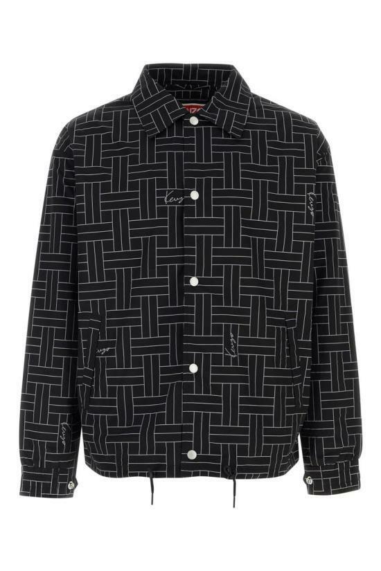겐조 자켓 FE65BL1639NJ99 BLACK DOM - Kenzo