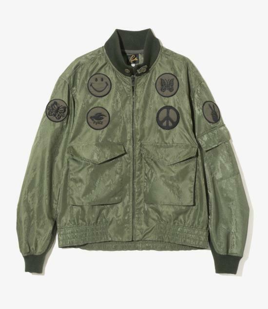 25SS 니들스 봄버 자켓 QV129 OLIVE DOM - Needles