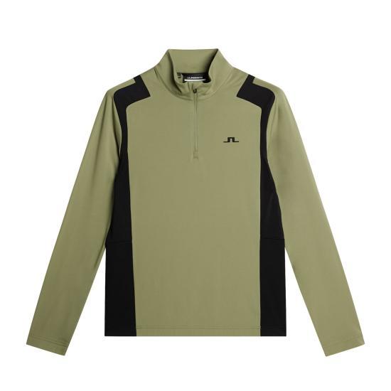 25SS 제이린드버그 긴팔 티셔츠 GMJS12062M311 OIL GREEN DOM - J.Lindeberg