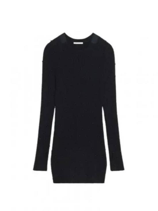 헬무트랭 숏 원피스 O01HW721001 BLACK DOM - Helmut Lang