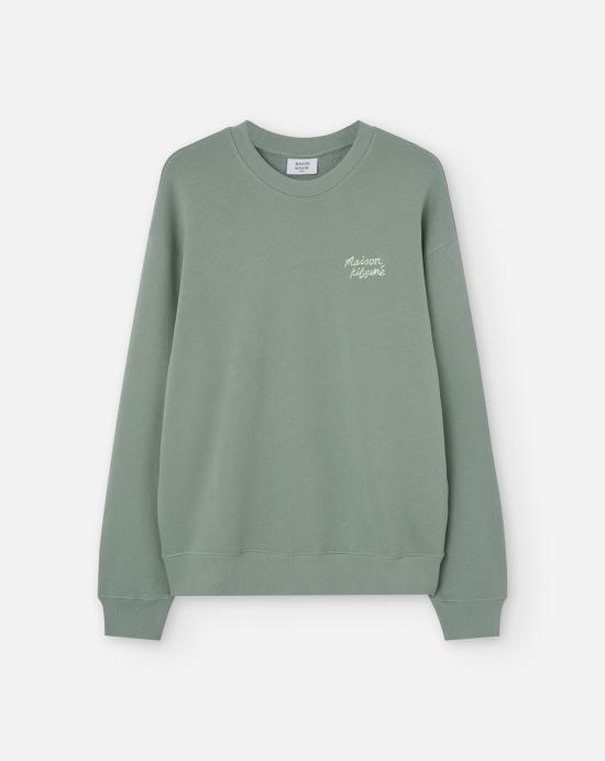 25SS 메종키츠네 긴팔 티셔츠 MM00315KM03210078 VERT DE GRIS DOM - Maison Kitsune