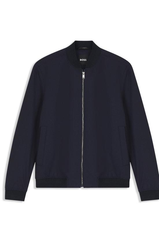 25FW 휴고보스 봄버 자켓 50546057404 BLUE DOM - Hugo Boss