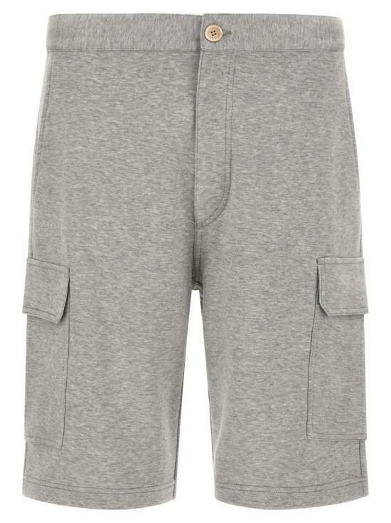 25SS 브루넬로 쿠치넬리 숏팬츠 MM8313222GC1252 MEDIUM GREY DOM - Brunello Cucinelli