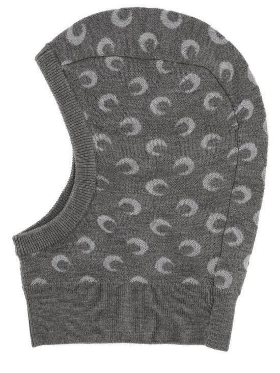 25FW 마린세르 바라클라바 UHG070ACKNI0530GR60 MOON JACQUARD KNIT GREY DOM - Marine Serre