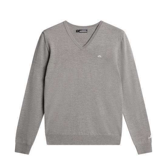 25SS 제이린드버그 스웨터 GMKW11844U199 LIGHT GREY MELANGE DOM - J.Lindeberg