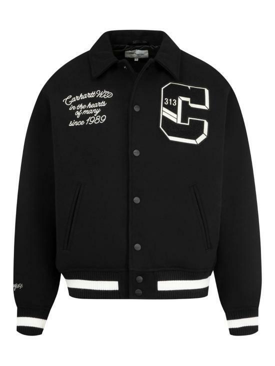 25FW 칼하트 WIP 월드 클래스 바시티 I03543289XX BLACK DOM - Carhartt