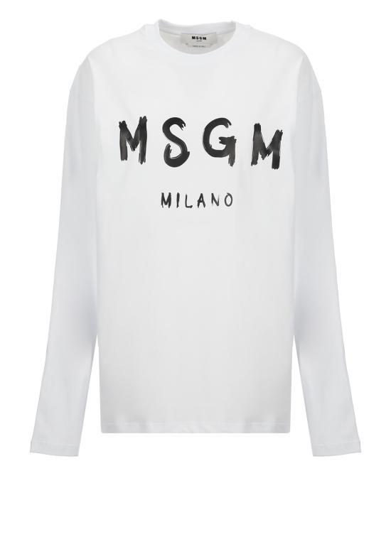 엠에스지엠 긴팔 티셔츠 2000MM51120000201 BIANCO DOM - MSGM