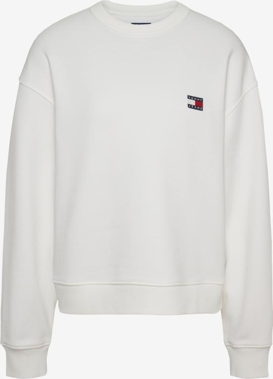 25FW 타미힐피거 긴팔 티셔츠 DW19408YBL ECRU DOM - Tommy Hilfiger