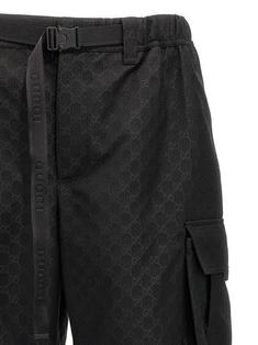 25SS 구찌 스트레이트 팬츠 810771ZAR4V1000 BLACK DOM 썸네일 4