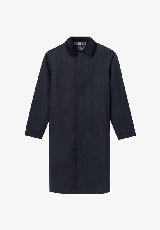 25FW 아페쎄 코트 COHILM01548IAK DARK NAVY DOM - A.P.C.