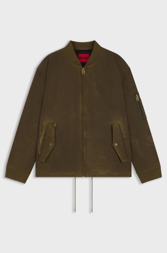 25FW 휴고보스 봄버 자켓 50541605355 VERDE DOM - Hugo Boss