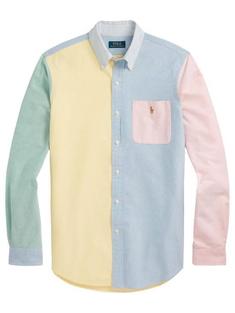 25SS 폴로 랄프로렌 컬러 블록 옥스포드 셔츠 710928919001 FUNSHIRT DOM 썸네일 1