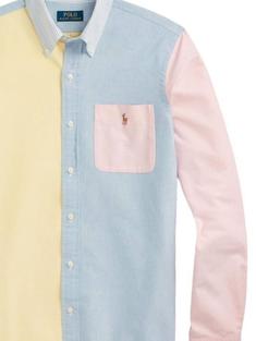 25SS 폴로 랄프로렌 컬러 블록 옥스포드 셔츠 710928919001 FUNSHIRT DOM 썸네일 2