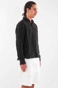 25SS 씨피 컴퍼니 긴팔 셔츠 18CMSH250A005415G999 BLACK DOM 썸네일 3