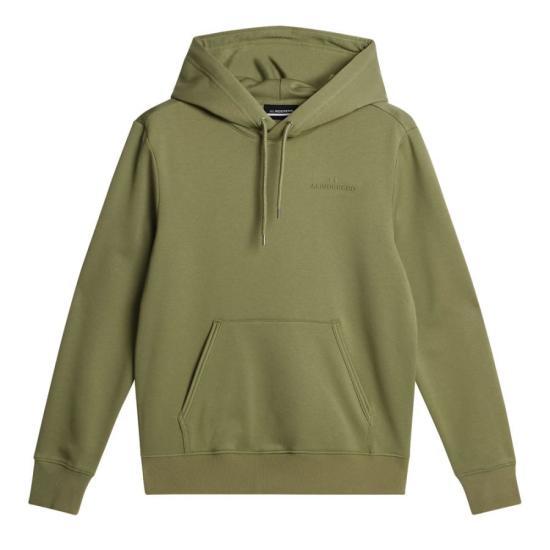 25SS 제이린드버그 후드 티셔츠 AMJS12259M311 OIL GREEN DOM - J.Lindeberg