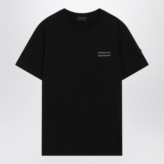 26SS 몽클레어 반팔 티셔츠 8C0000789AYW999 BLACK DOM - Moncler