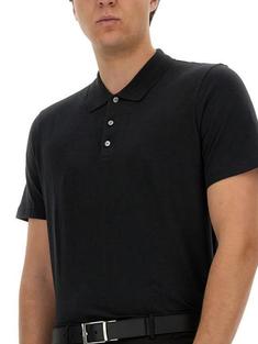 25SS 띠어리 폴로 티셔츠 M0294501001 BLACK DOM 썸네일 4