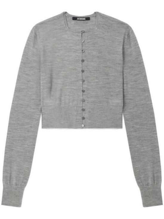 자크뮈스 스피아자 가디건 243KN5072323950 GREY DOM - Jacquemus