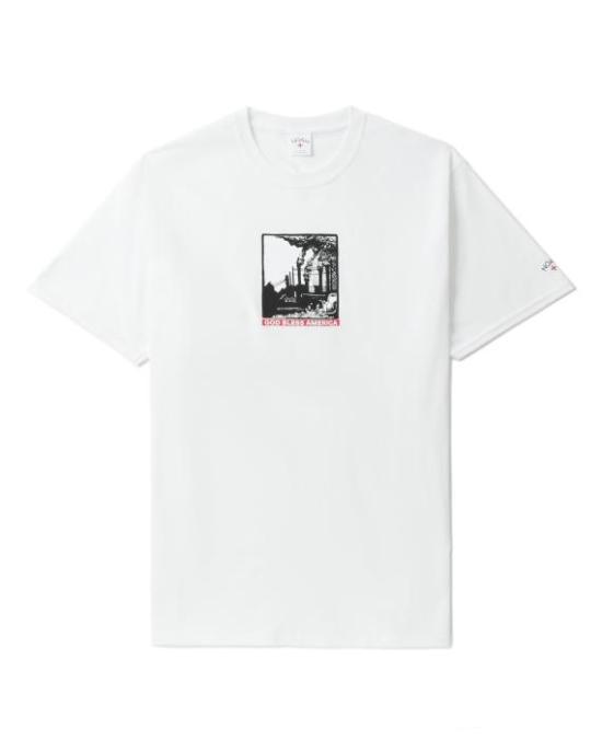 노아 반팔 티셔츠 T148FW23WWHT WHITE DOM - NOAH