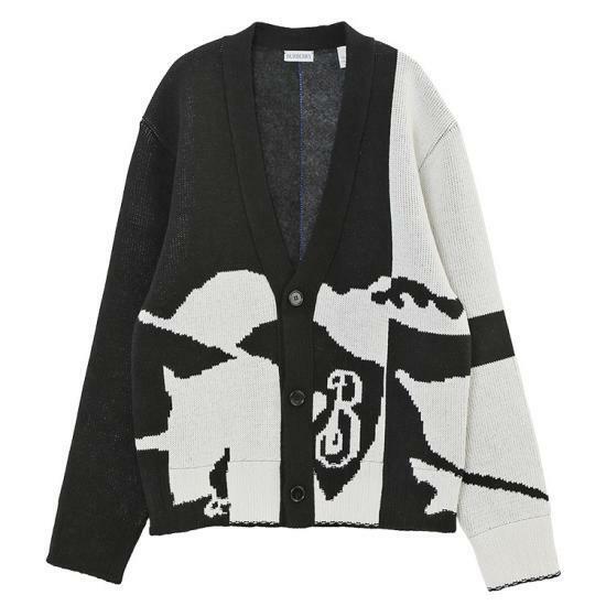 버버리 가디건 8096339 BLACK CHARK DOM - Burberry