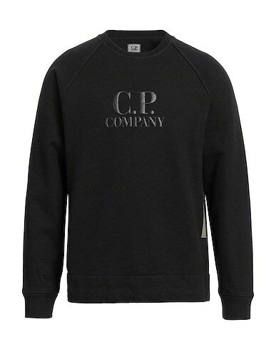 씨피 컴퍼니 긴팔 티셔츠 15CMSS156A006090M999 BLACK DOM - CP company