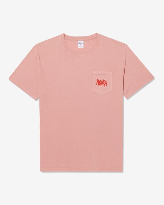 노아 반팔 티셔츠 PT027FW23RSE ROSE DOM - NOAH