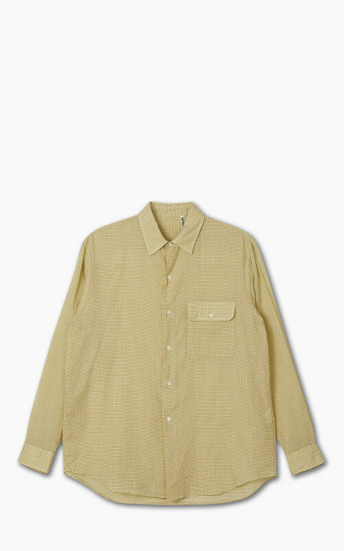 캡틴 선샤인 긴팔 셔츠 KS24SSH11YELLOWPINCHEK YELLOW PINCHEK DOM - KAPTAIN SUNSHINE