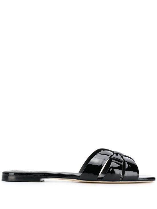 생로랑 트리뷰트 플랫 571952B8I001000 BLACK DOM - Saint Laurent
