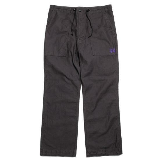25SS 니들스 스트레이트 팬츠 QV147 BLACK DOM - Needles