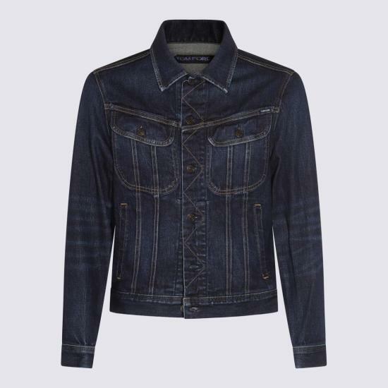 25FW 톰포드 데님 자켓 DJI001DMC073HB841 DEEP INDIGO DOM - Tom Ford
