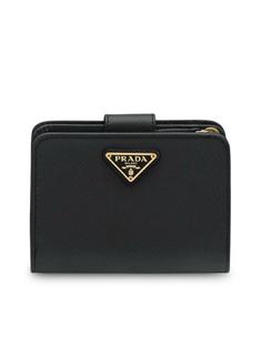 26SS 프라다 반지갑 1ML018QHHF0002 BLACK DOM 썸네일 1