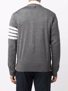 26SS 톰브라운 4바 서스테이너블 파인 메리노 울 클래식 가디건 MKC002AY1014038 MED GRAY DOM 썸네일 3