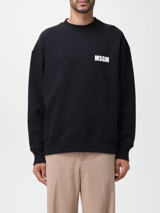 엠에스지엠 긴팔 티셔츠 3540MM11123779599 BLACK DOM - MSGM