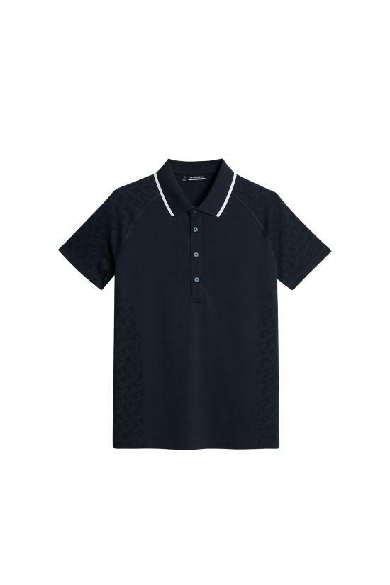 25SS 제이린드버그 폴로 티셔츠 GWJT12496O549 TOUR GEO JACQUARD NAVY M DOM - J.Lindeberg