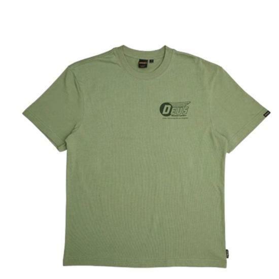 데우스 반팔 티셔츠 DMP241311AOGR OIL GREEN DOM - Deus Ex Machina