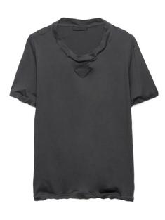 26SS 프라다 반팔 티셔츠 UJN96417Z3F0112 LEAD GREY DOM 썸네일 1