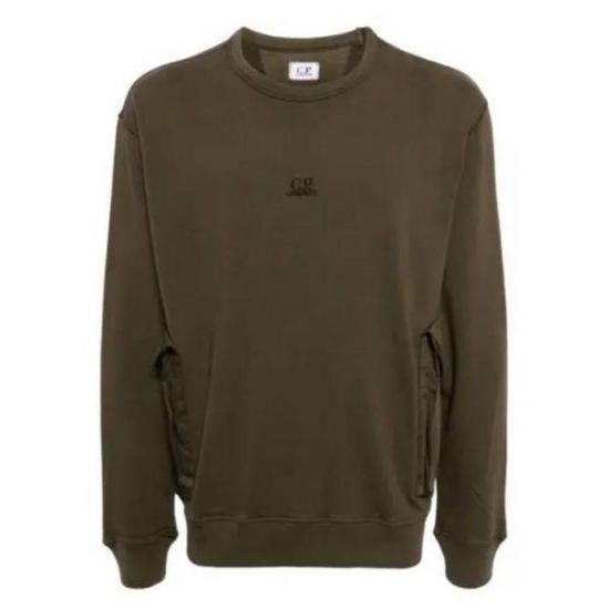 씨피 컴퍼니 긴팔 티셔츠 16CMSS248A110039M683 IVY GREEN DOM - CP company