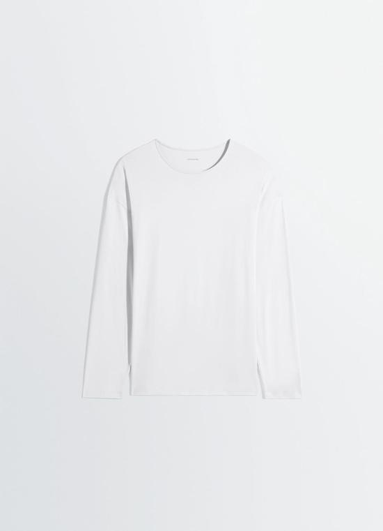 26SS 르메르 면실크 긴팔 티셔츠 TS0019LJ1055282 PLASTER DOM - Lemaire