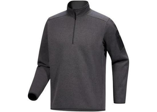 25FW 아크테릭스 긴팔 티셔츠 ATPFM10360BHE BLACK HEATHER II DOM - Arcteryx
