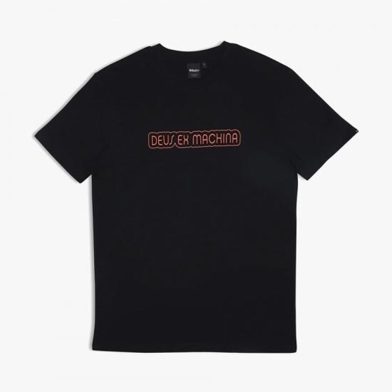 데우스 반팔 티셔츠 DMS231194BBLK BLACK DOM - Deus Ex Machina
