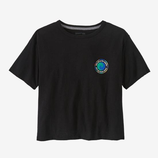 파타고니아 반팔 티셔츠 37769INBK INK BLACK DOM - Patagonia