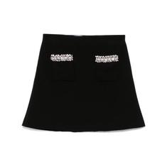 25SS 셀프 포트레이트 숏 스커트 RS25102SKBBLACK DOM 썸네일 1