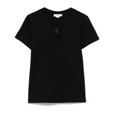 25SS 알렉산더 맥퀸 반팔 티셔츠 819193QLAEH1000 BLACK DOM 썸네일 1