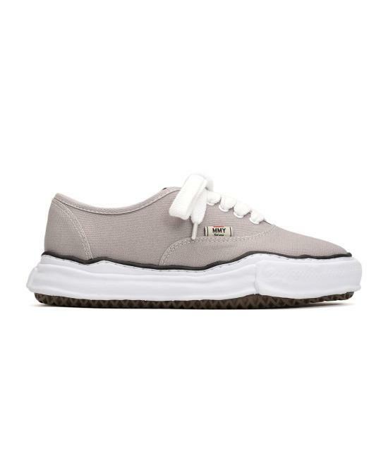 메종 미하라 야스히로 베이커 OG 솔 캔버스 로우 컷 A02FW704GRAY DOM - Mihara Yasuhiro