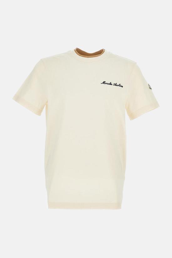 26SS 몽클레어 반팔 티셔츠 8C0001589AYY060 WHITE DOM - Moncler