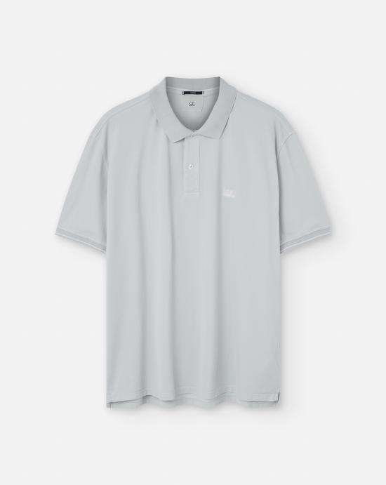 25SS 씨피 컴퍼니 폴로 티셔츠 18CMPL130A006263G800 BLUE FOX DOM - CP company